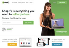 Shopify，一枚簡(jiǎn)潔清新的國(guó)外電子商務(wù)平臺(tái)網(wǎng)站